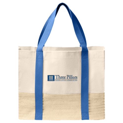 Port Authority Straw Market Tote Port Authority Straw Market Tote