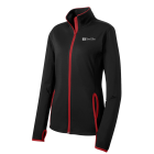 Ladies Sport-Tek® Sport-Wick® Stretch Contrast Full-Zip Jacket